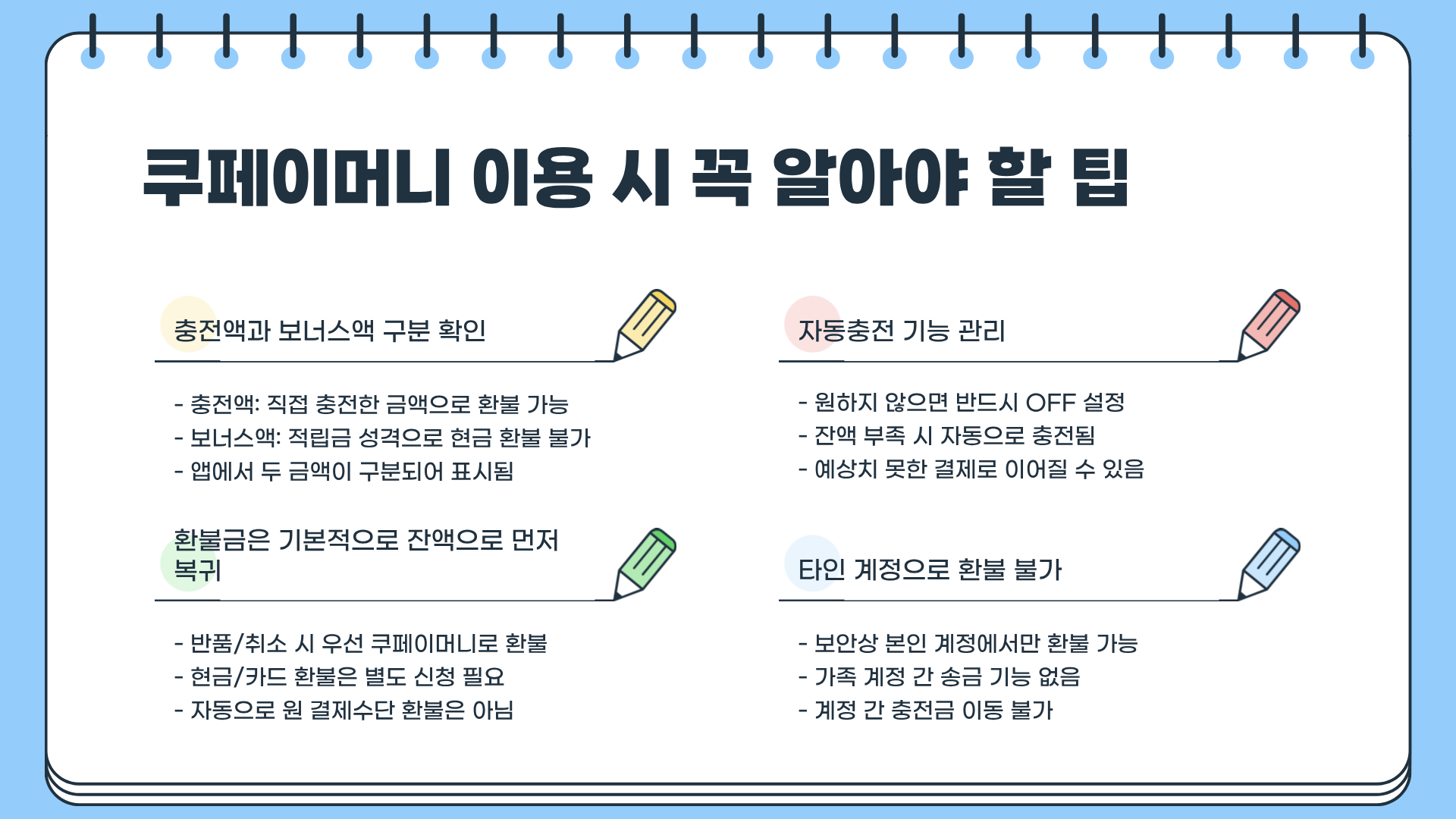 쿠페이머니 환불 &amp;#124; 쿠페이머니 충전 &amp;#124; 쿠페이머니 결제 정확하게 정리한 필수 가이드