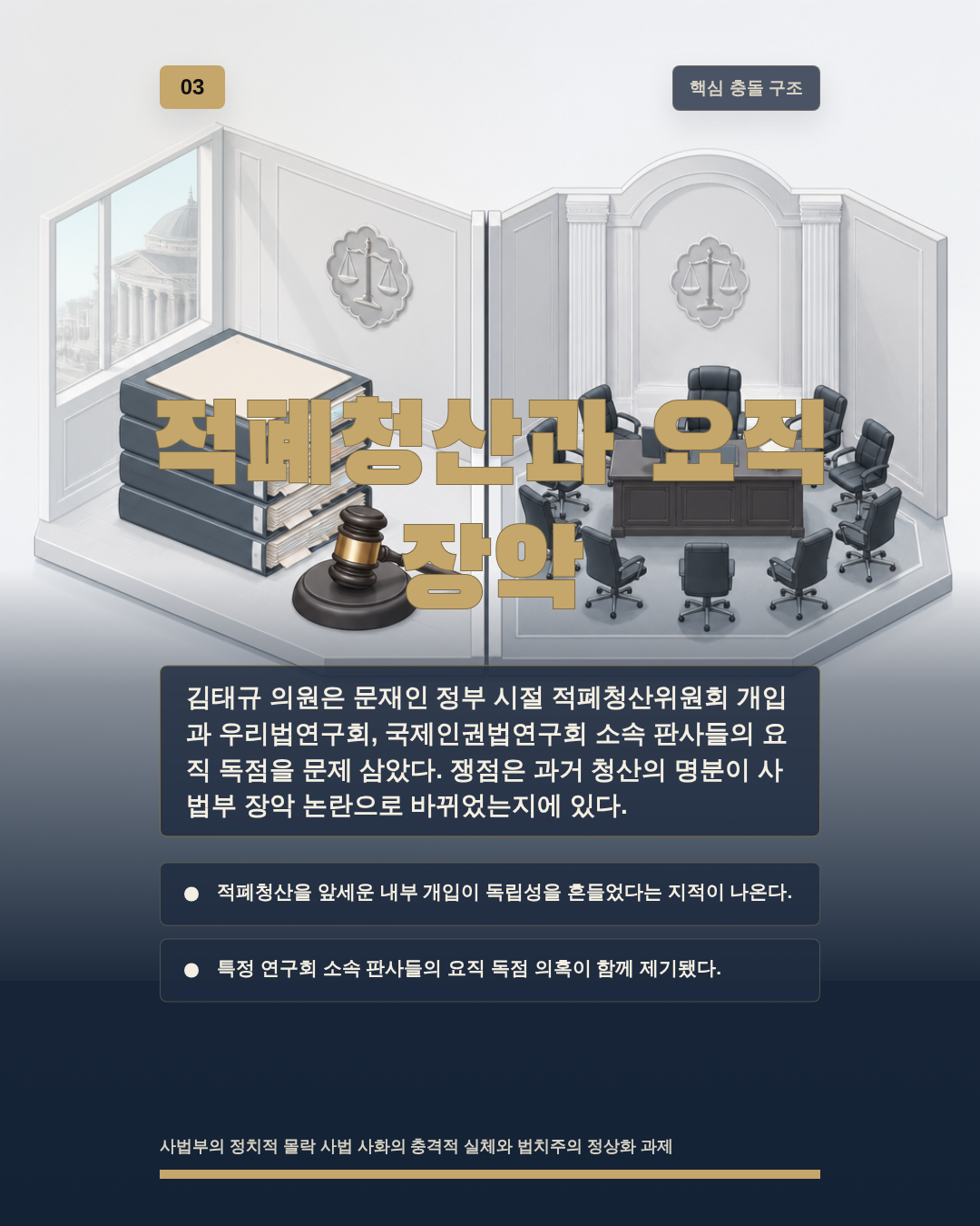 적폐청산과 요직 장악