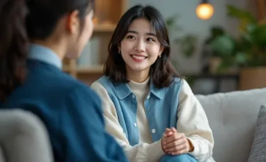 경기청년역량강화 기회지원사업 - 심리상담을 받고 있는 청년