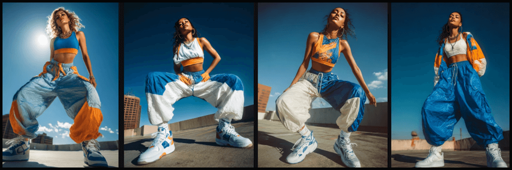 시리즈 대표 이미지, 퍼포먼스 브랜드의 다이내믹한 루프탑 무드 연출_Midjourney