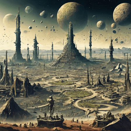 왜계 행성의 존재 상상도