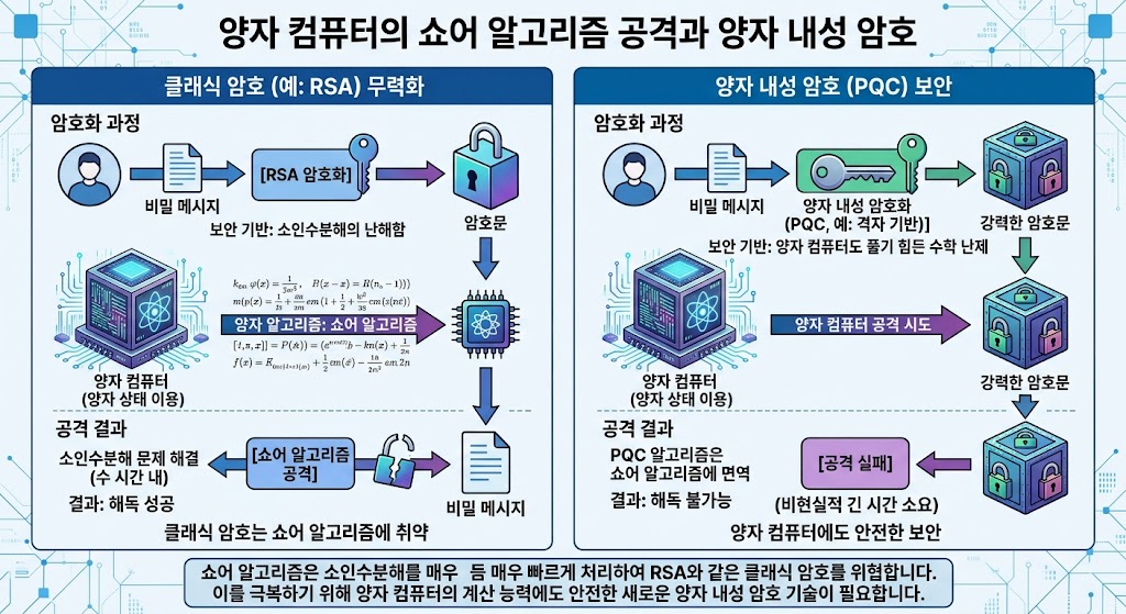 양자 컴퓨터의 쇼어 알고리즘 공격으로부터 클래식 암호화 데이터를 보호하고 양자 저항성을 확보하는 3D 복셀 아트 보안 아키텍처 구조