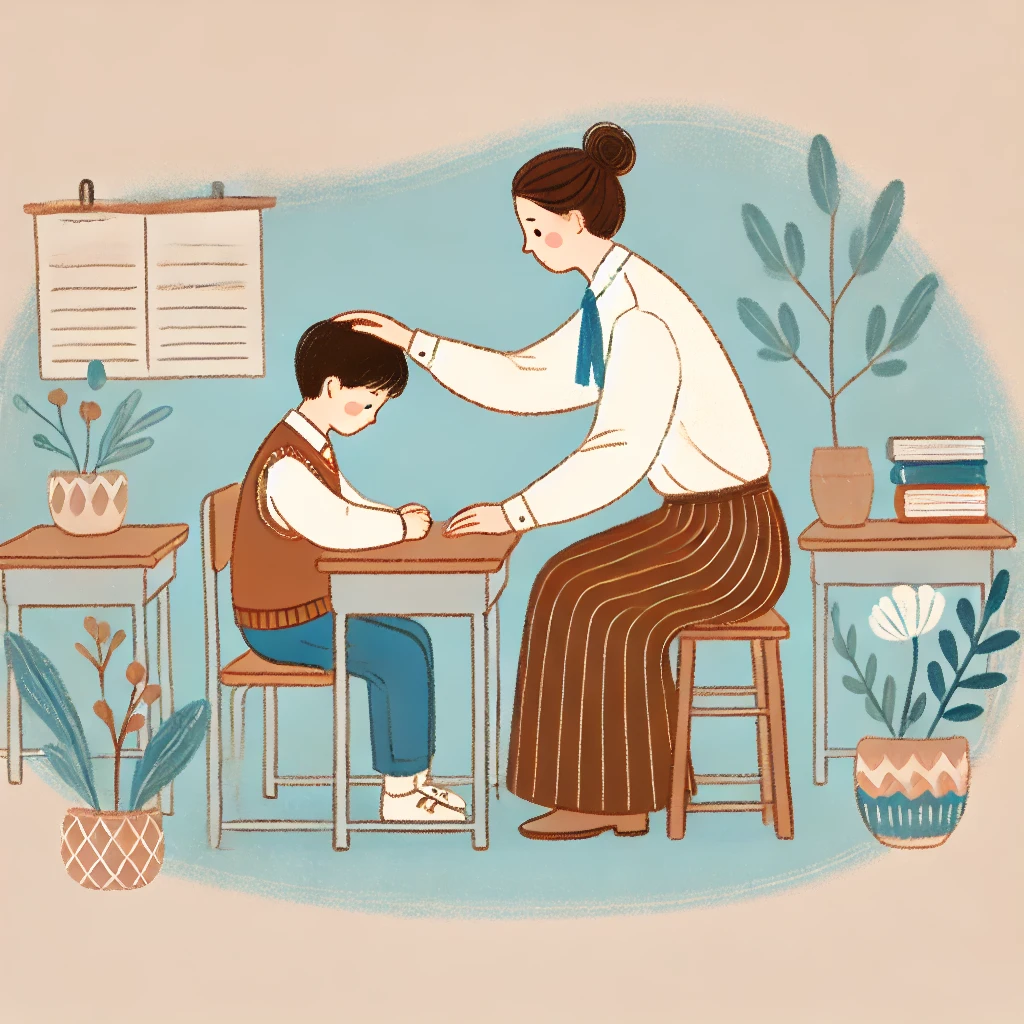 수업 중 아이의 작은 변화 이미지