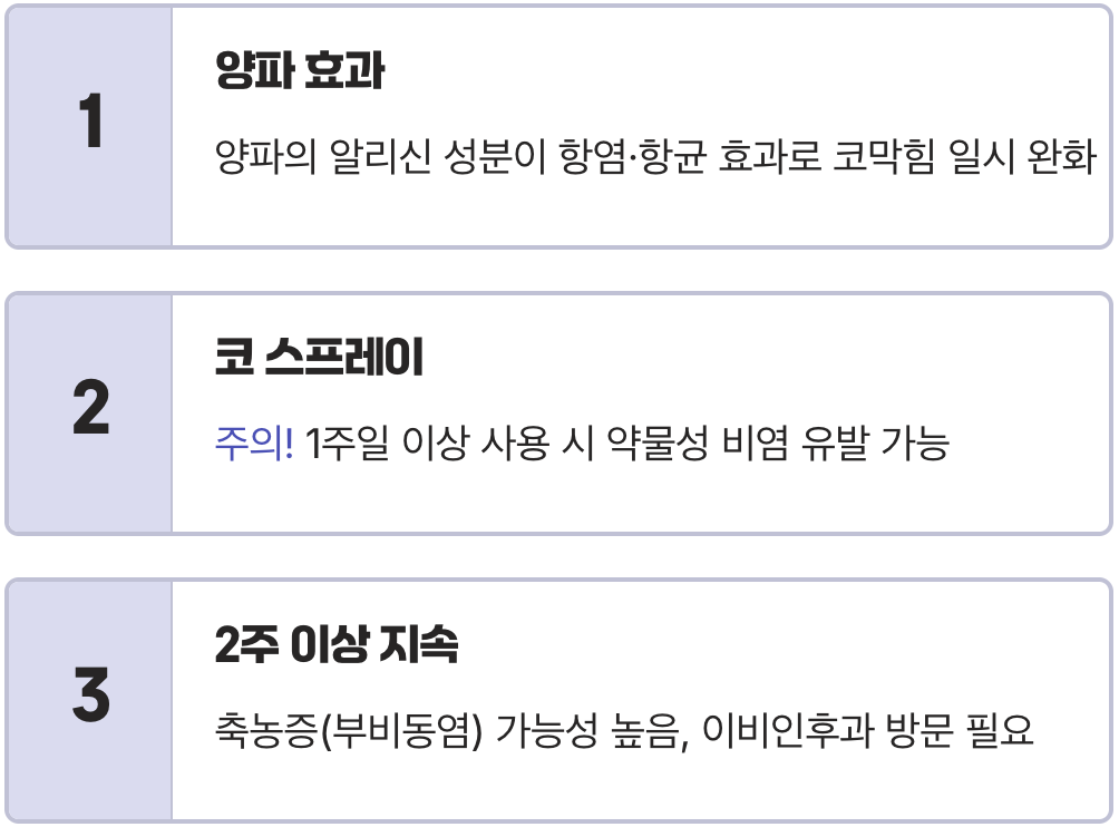 감기 초기 코막힘 뚫는 법, 병원 가기 전 집에서 할 수 있는 최고의 방법 5가지
