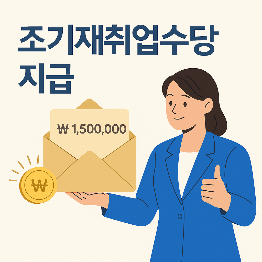 조기재취업수당 지급 금액&middot;신청서류