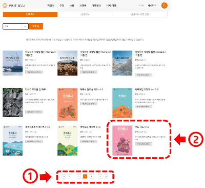 제주도 관광지도