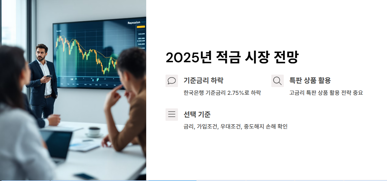 2025년 적금 시장 전망