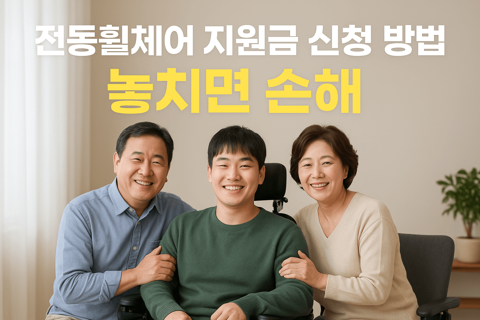 전동휠체어 지원금 신청 방법