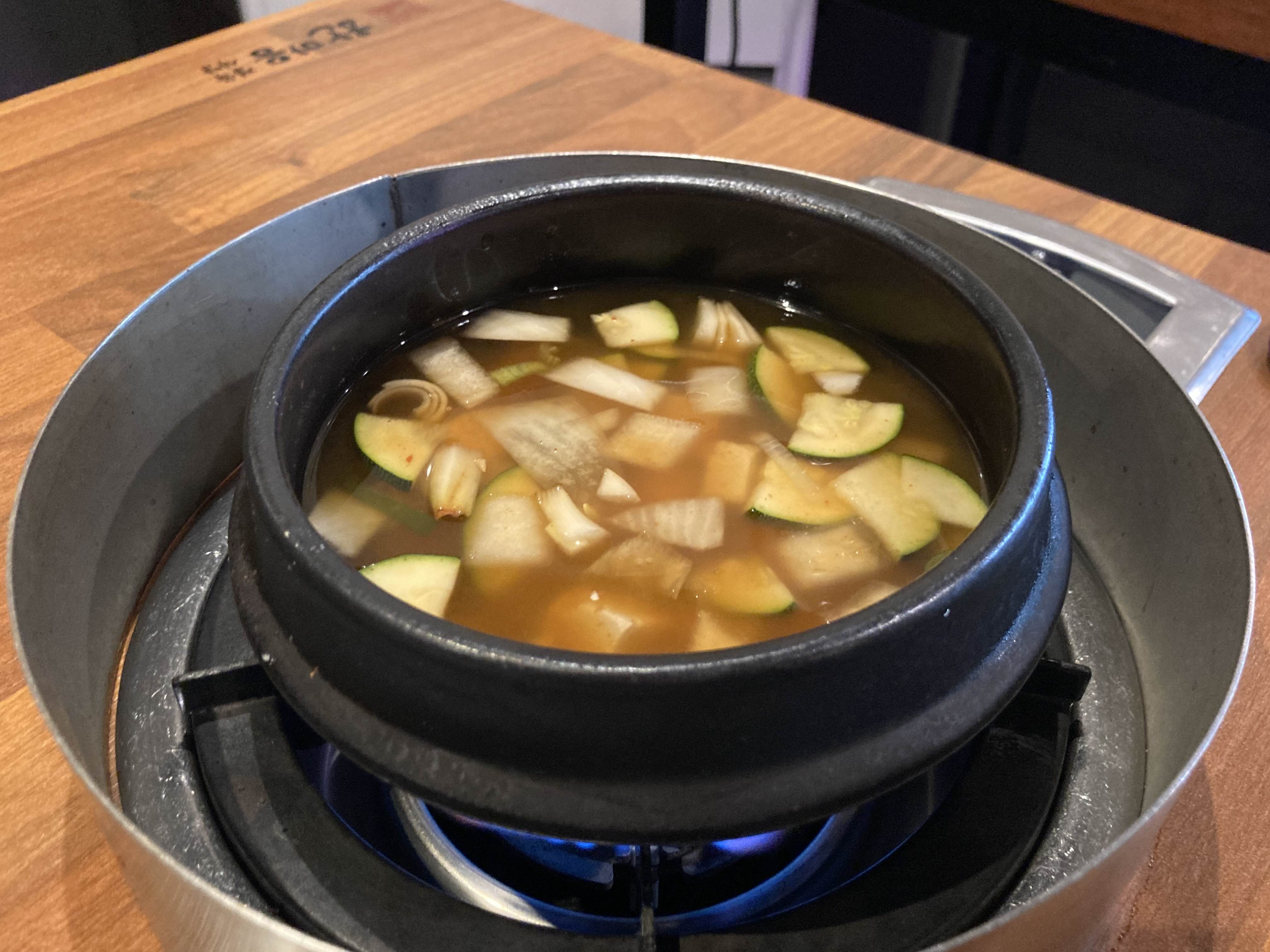 신길동 한우 맛집 한마음정육식당 된장찌개