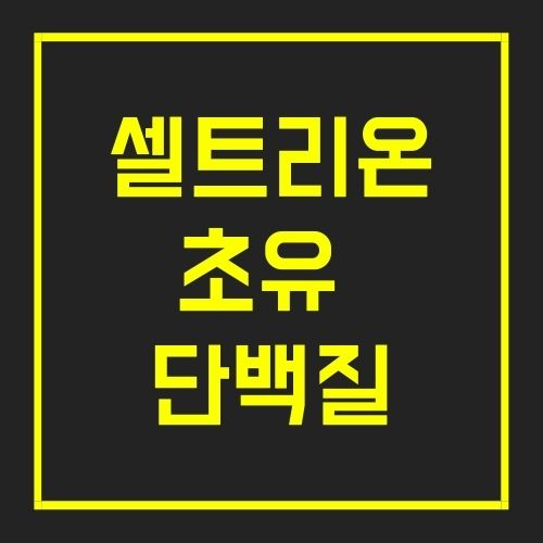 셀트리온 초유 단백질