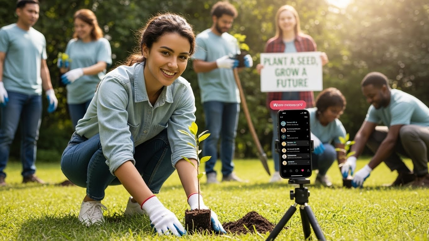 ESG 활동에 참여하며 선한 영향력을 행사하는 인플루언서