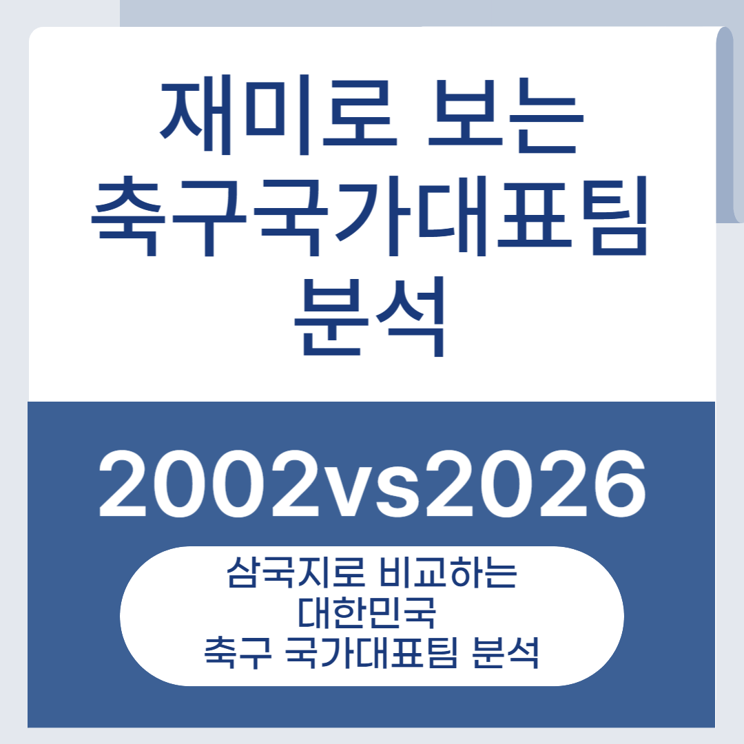 재미로보는축구국가대표팀분석