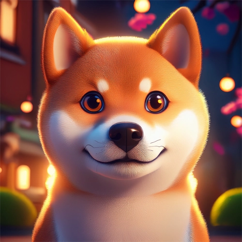 토실토실 시바견