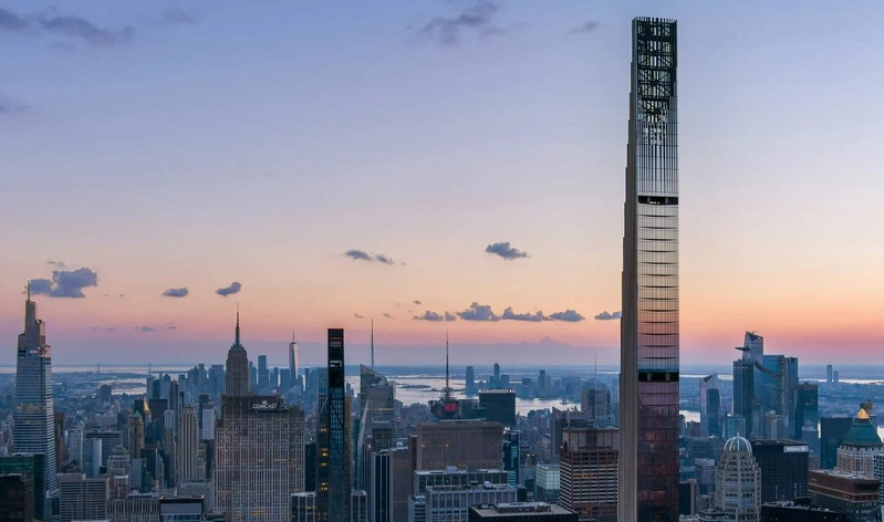 뉴욕 센트럴 파크 스카이라인 새로운 아이콘 VIDEO:SHoP architects completes exterior architecture of supertall 111 west 57th street tower