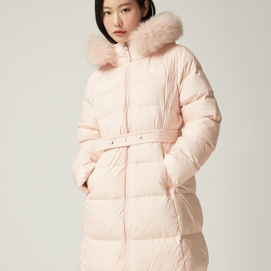 르꼬끄스포르티브 르꼬끄 우먼스 에슬레저 퀼팅 롱다운 QN422ODJN3