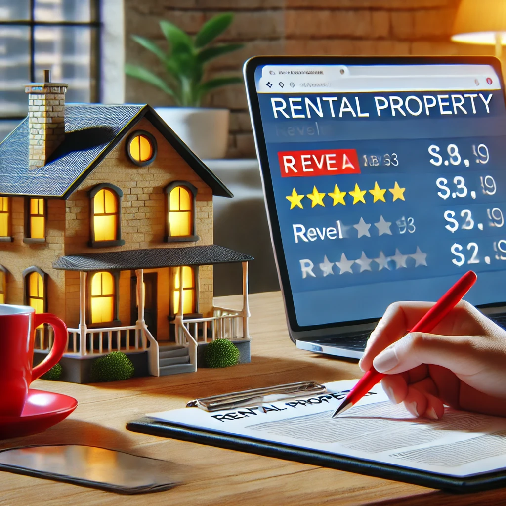 임대 수익률과 모기지 비용을 계산하는 임대주