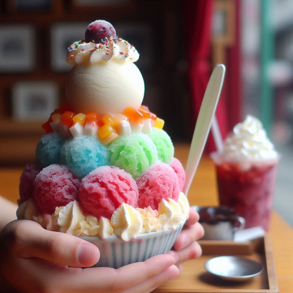 아이스크림 팥빙수