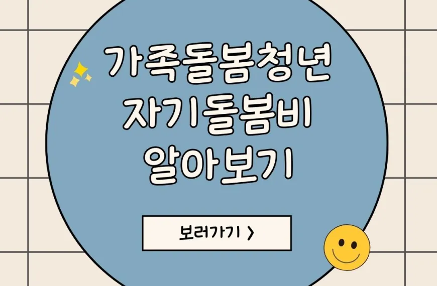 청년 자기돌봄비