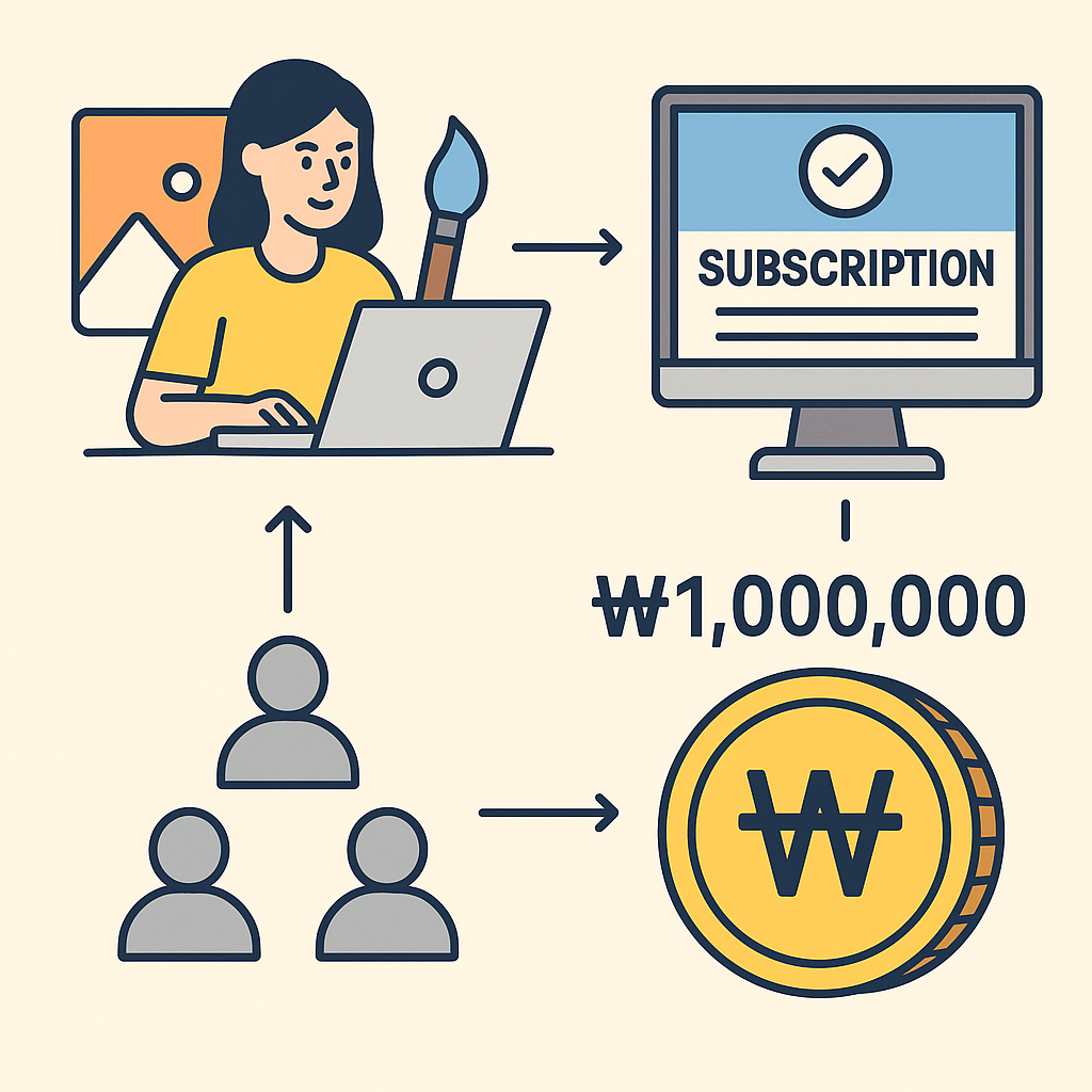 콘텐츠 구독 서비스로 월 100만 원 벌기: 실제 사례 분석과 핵심 전략