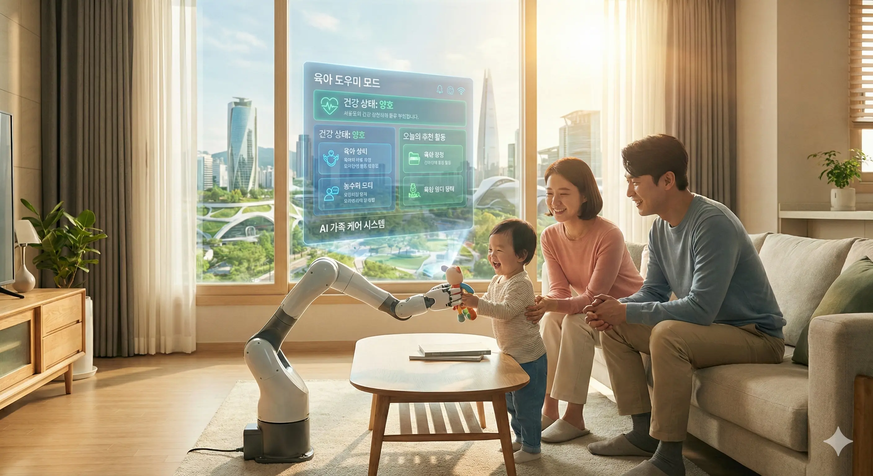 인구 부족 문제를 해결하는 AI 기술과 미래 가족의 모습