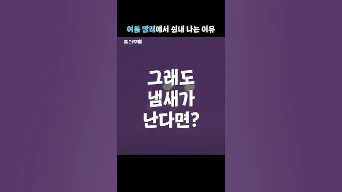 여름철 빨래 쉰내 곰팡이 완벽 제거 식초 소독 꿀팁과 세탁법 베스트 관리_8
