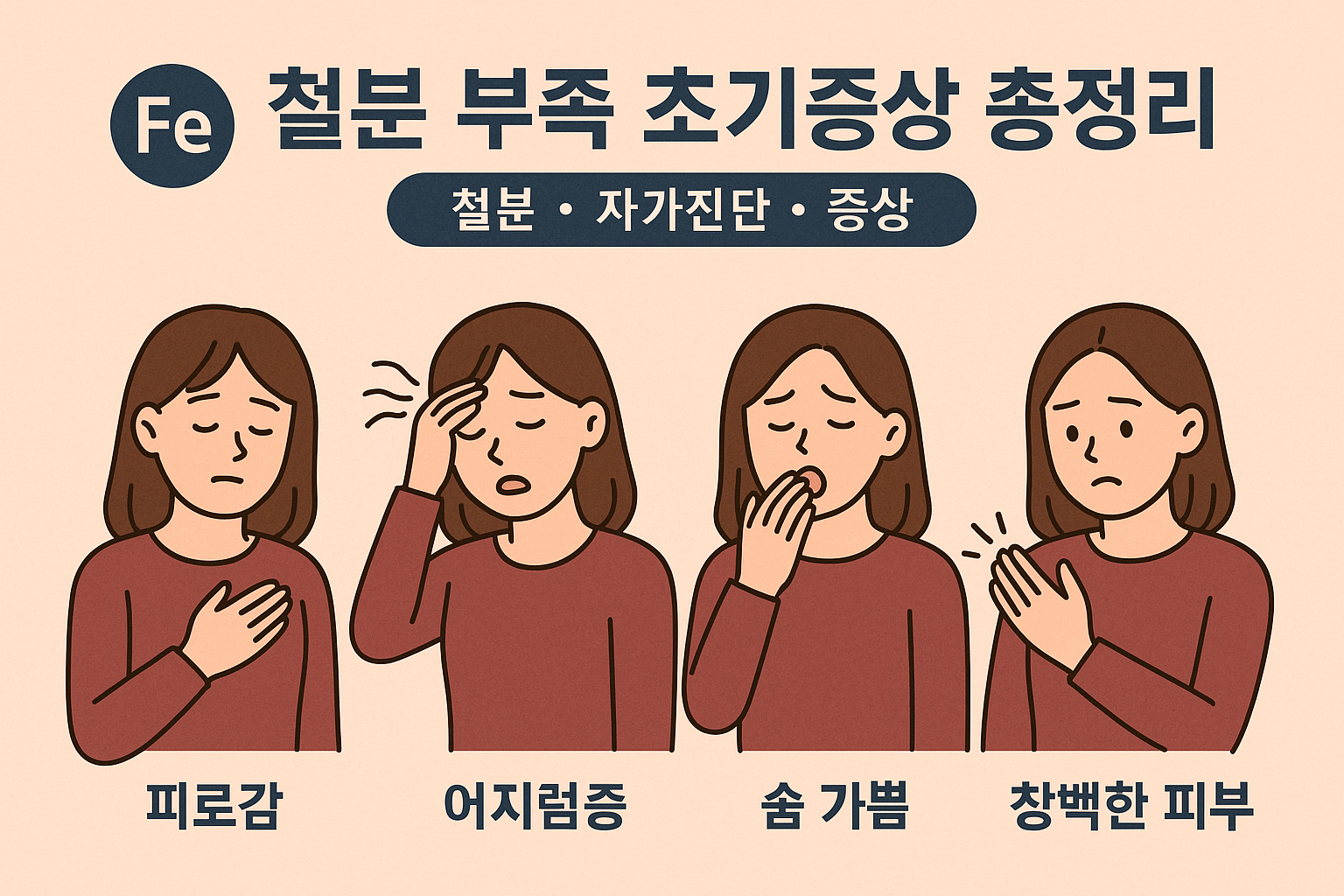철분 부족 초기증상