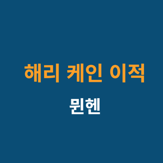미리캔버스 해리 케인 이적 뮌헨 손흥민 관련 이미지입니다.