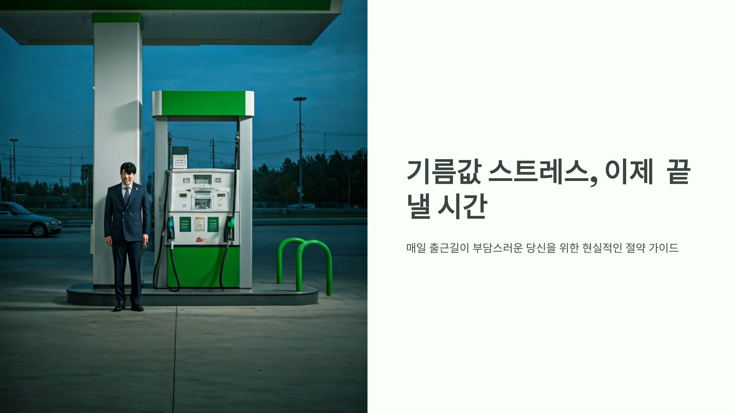 기름값 아끼다 건강 잃는다, 스마트한 절약법 공개 🚗