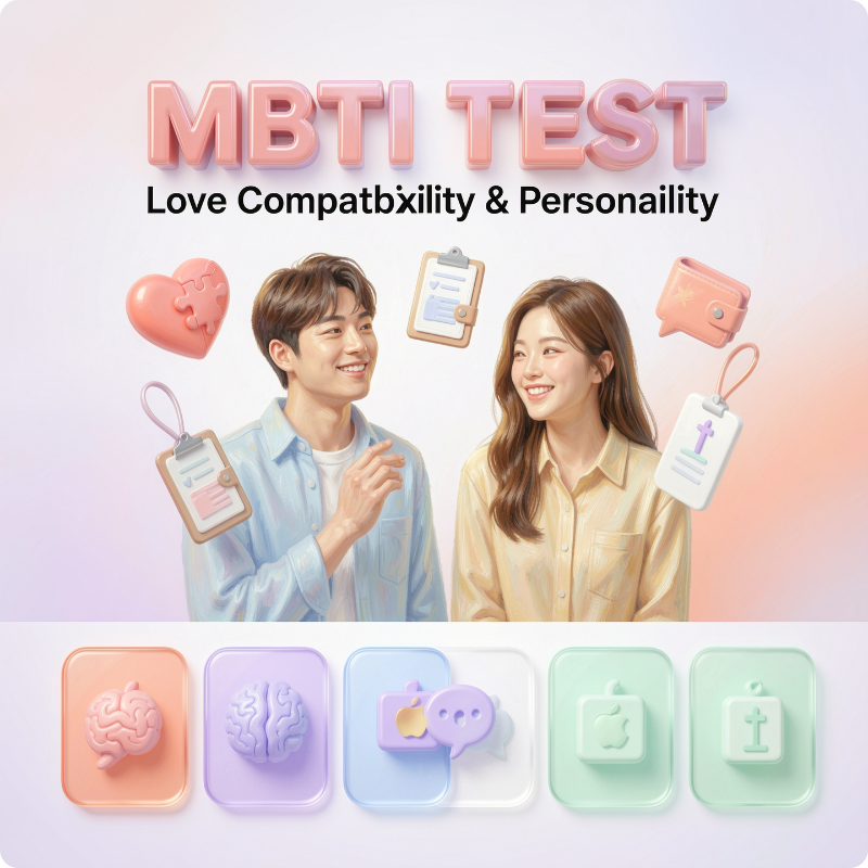 MBTI 연애 궁합 무료 테스트 이미지