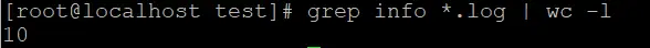 grep info
