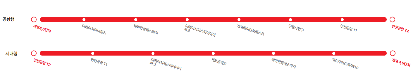 6104번 공항버스 노선
