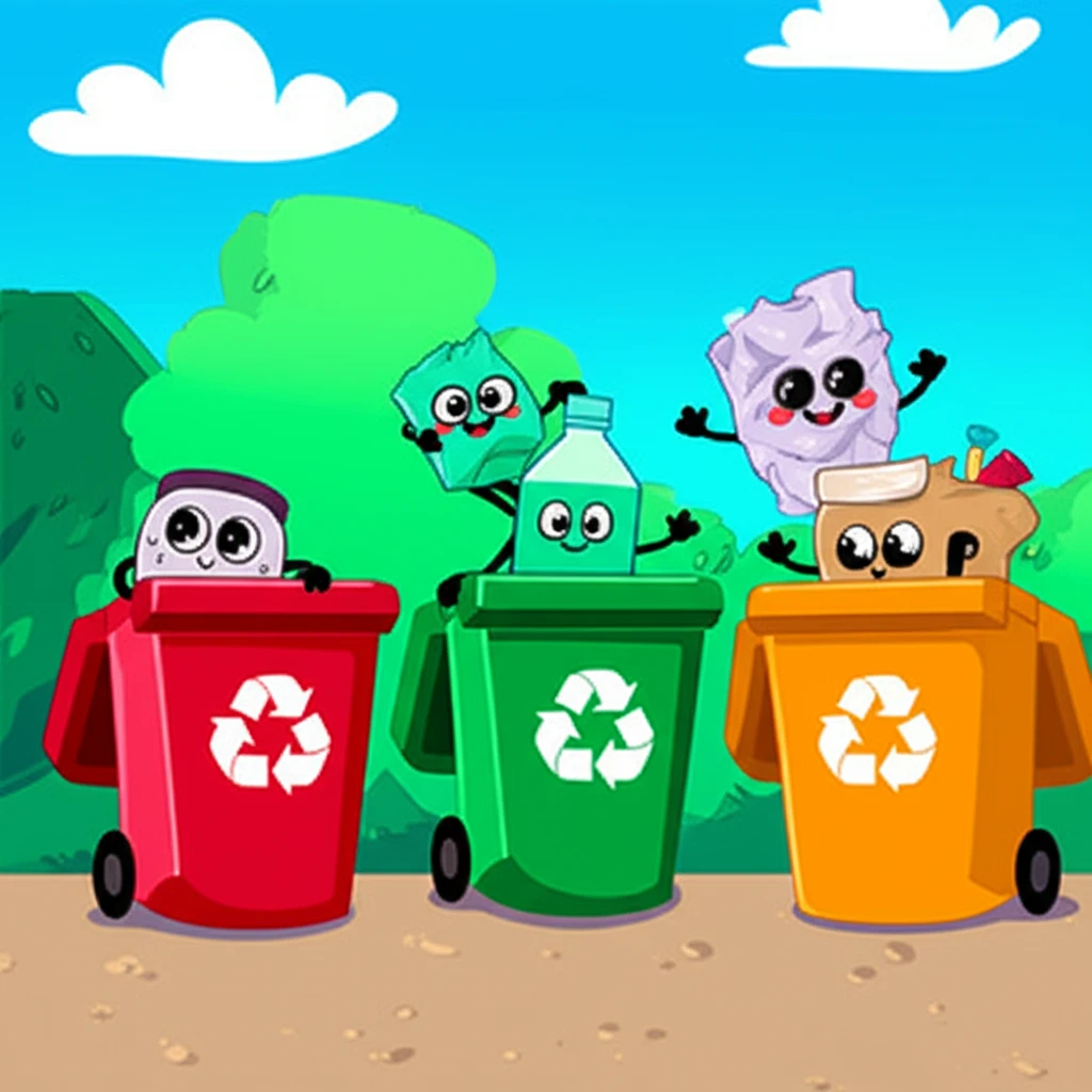 우암동 쓰레기 무단투기 근절! 요일·..