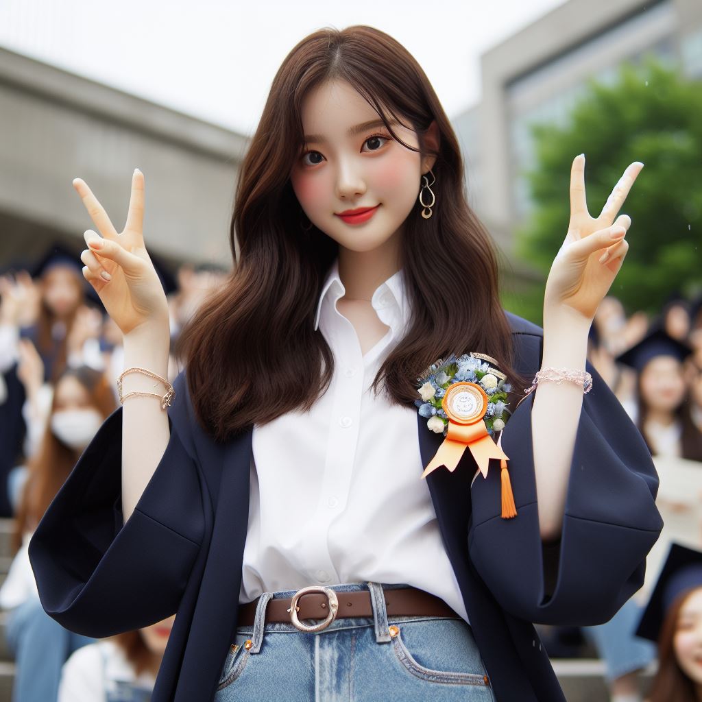대학교 졸업식 여자 옷 코디