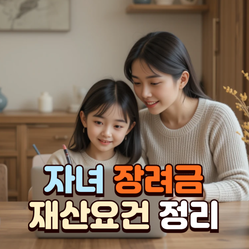 자녀장려금 재산요건