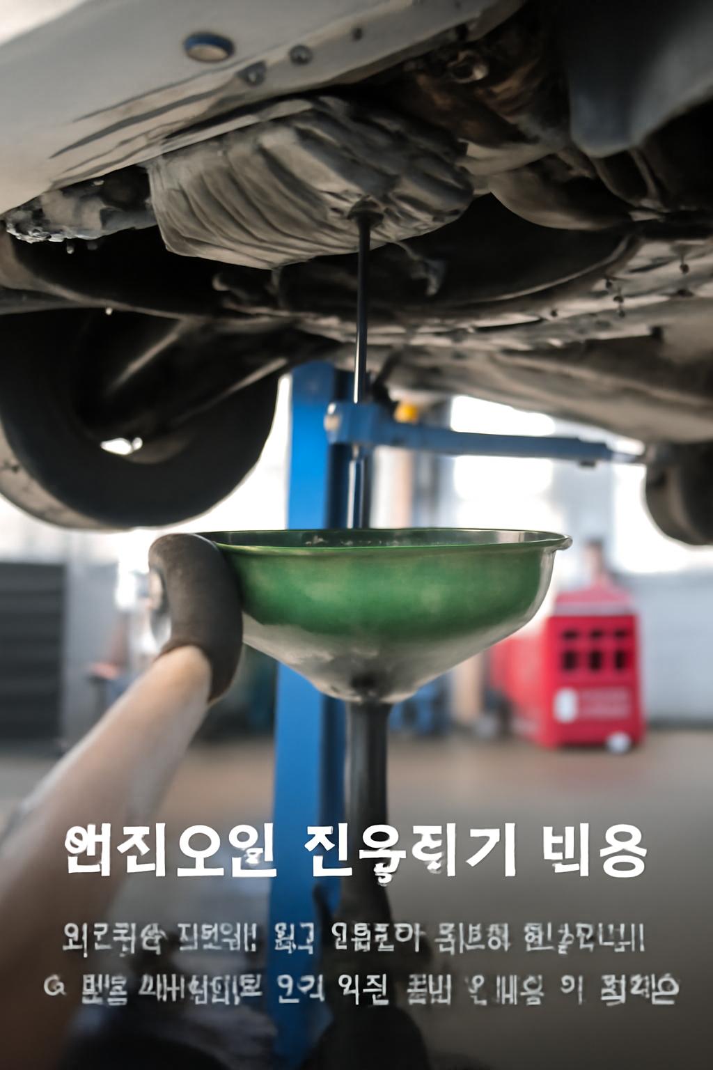 엔진오일 잔유제거 비용