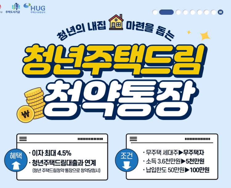 청년주택드림청약통장 가입