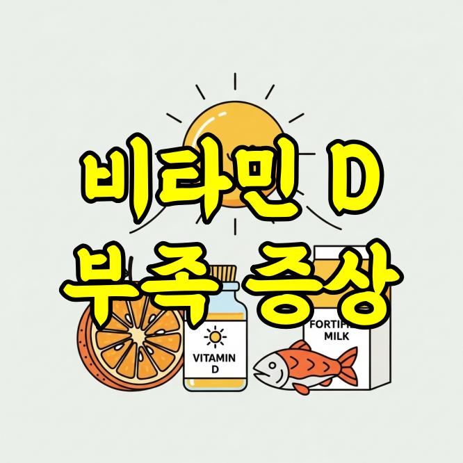 비타민 D 부족증상