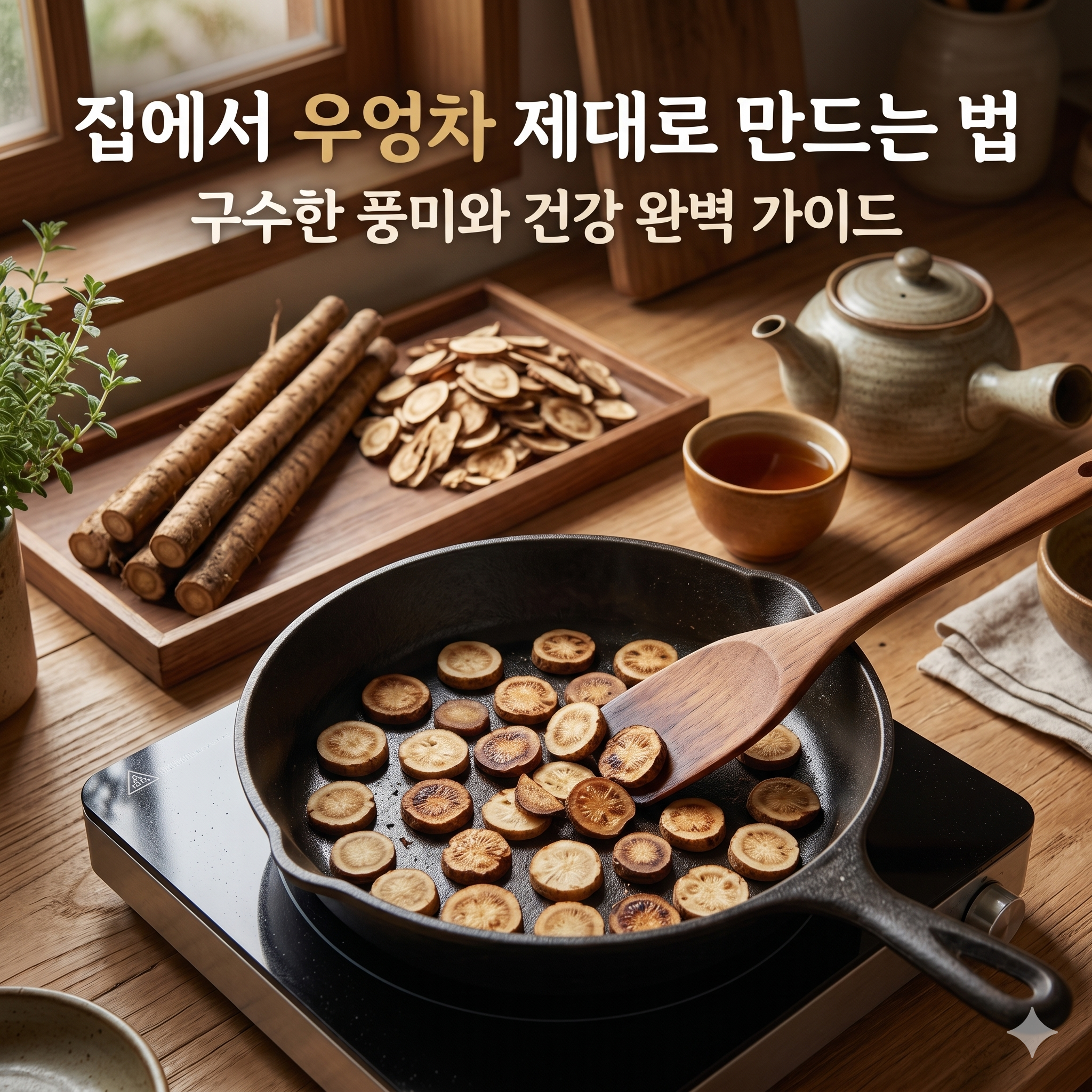 집에서 우엉차 제대로 만드는 법: 구수한 풍미와 건강을 동시에 잡는 비결