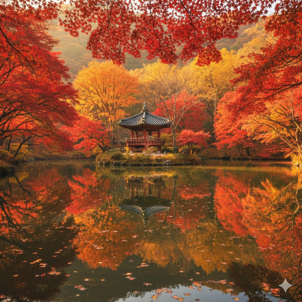 호남 내장산 — 우화정·단풍터널 클래식