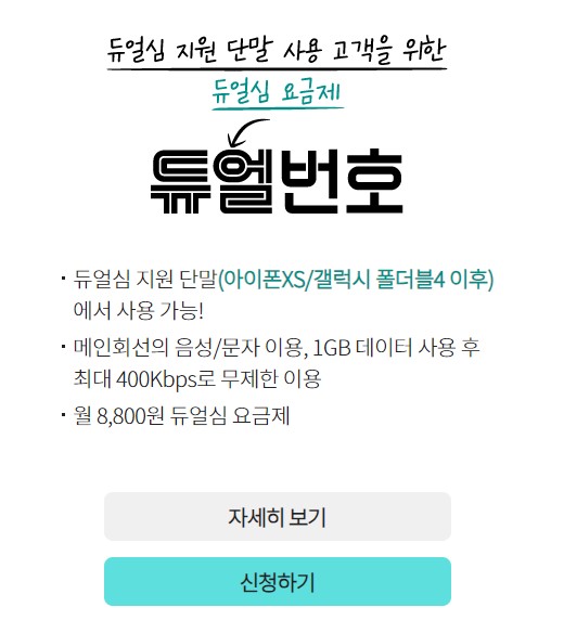 KT 듀얼넘버