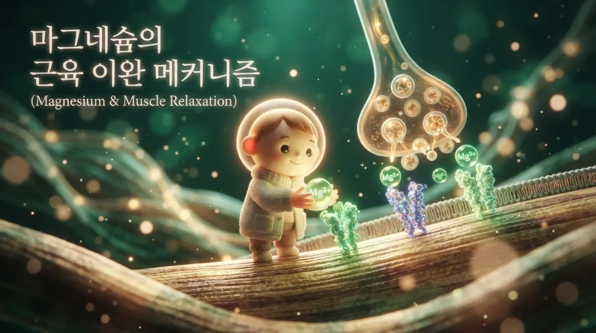 마그네슘이 근육 세포를 이완시키고 신경을 안정시키는 원리