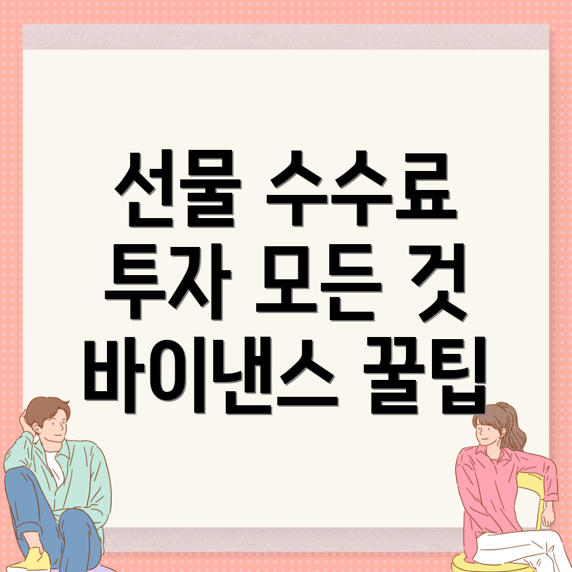 바이낸스 선물 수수료