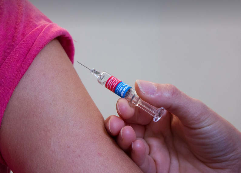 예방접종의 모습