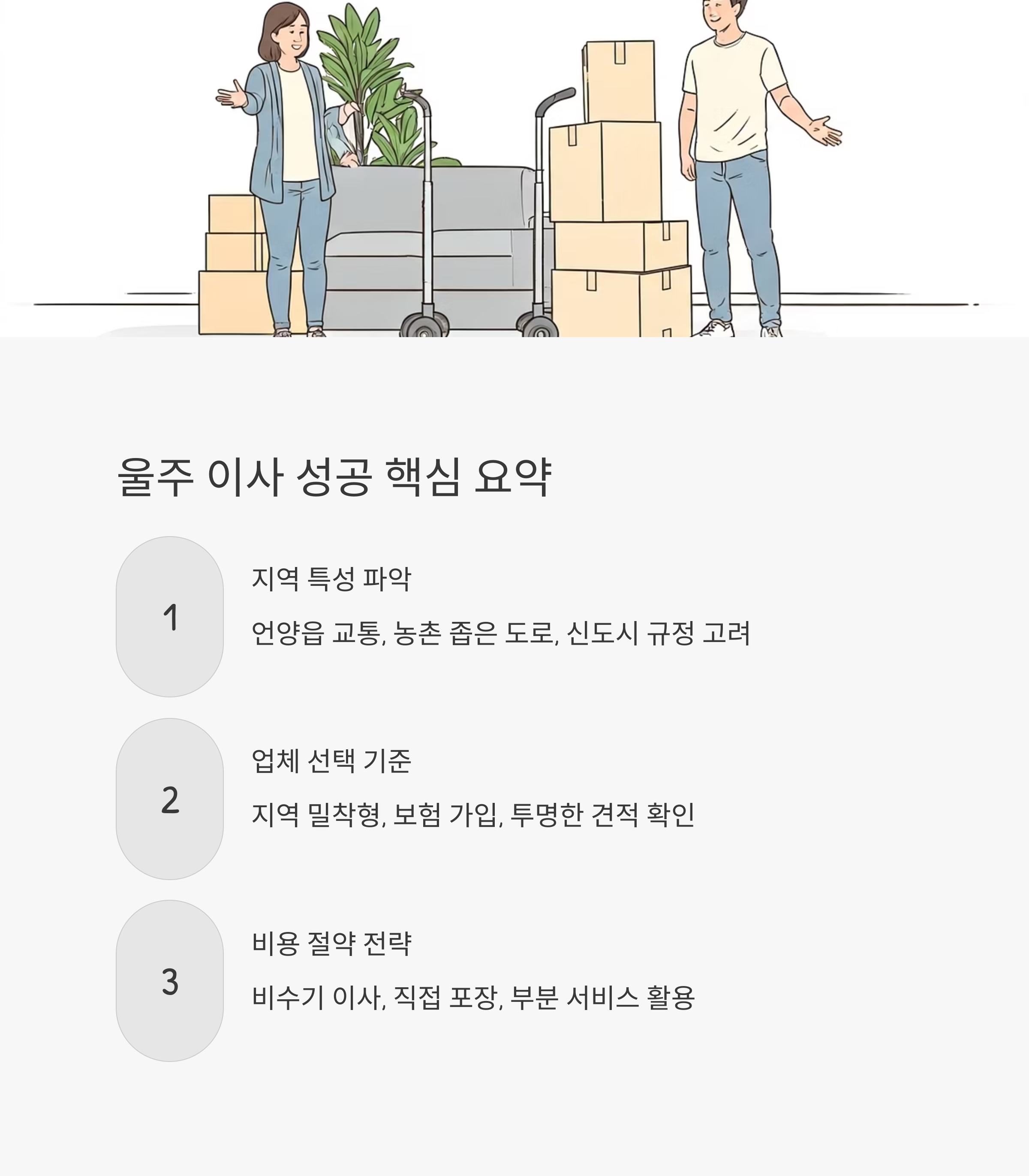 울주 이삿짐센터 핵심 요약