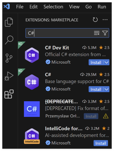Visual Studio Code Extensions