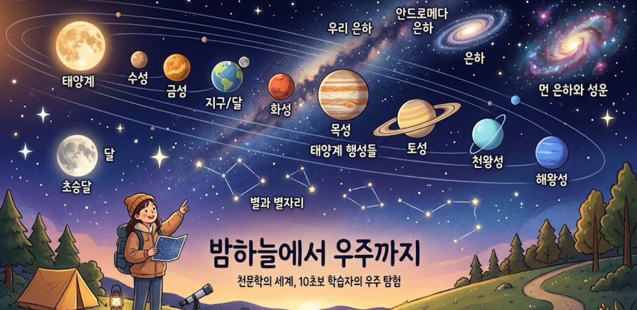 천문학은 무엇을 공부하는 학문일까? 초보자가 가장 먼저 알아야 할 개념