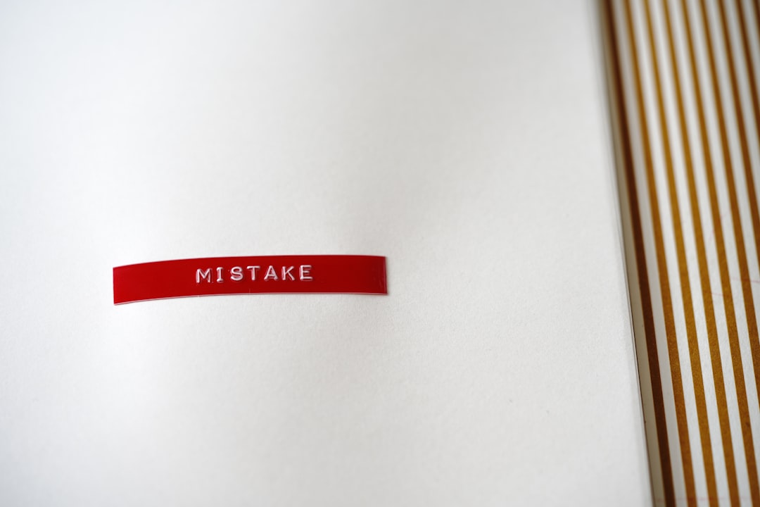Mistakes