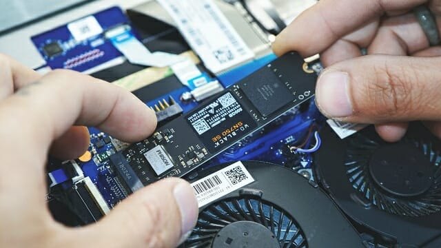 PC용 SSD.