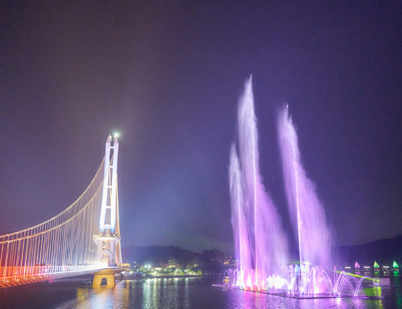 예당호 음악분수