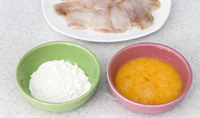 계란물&밀가루